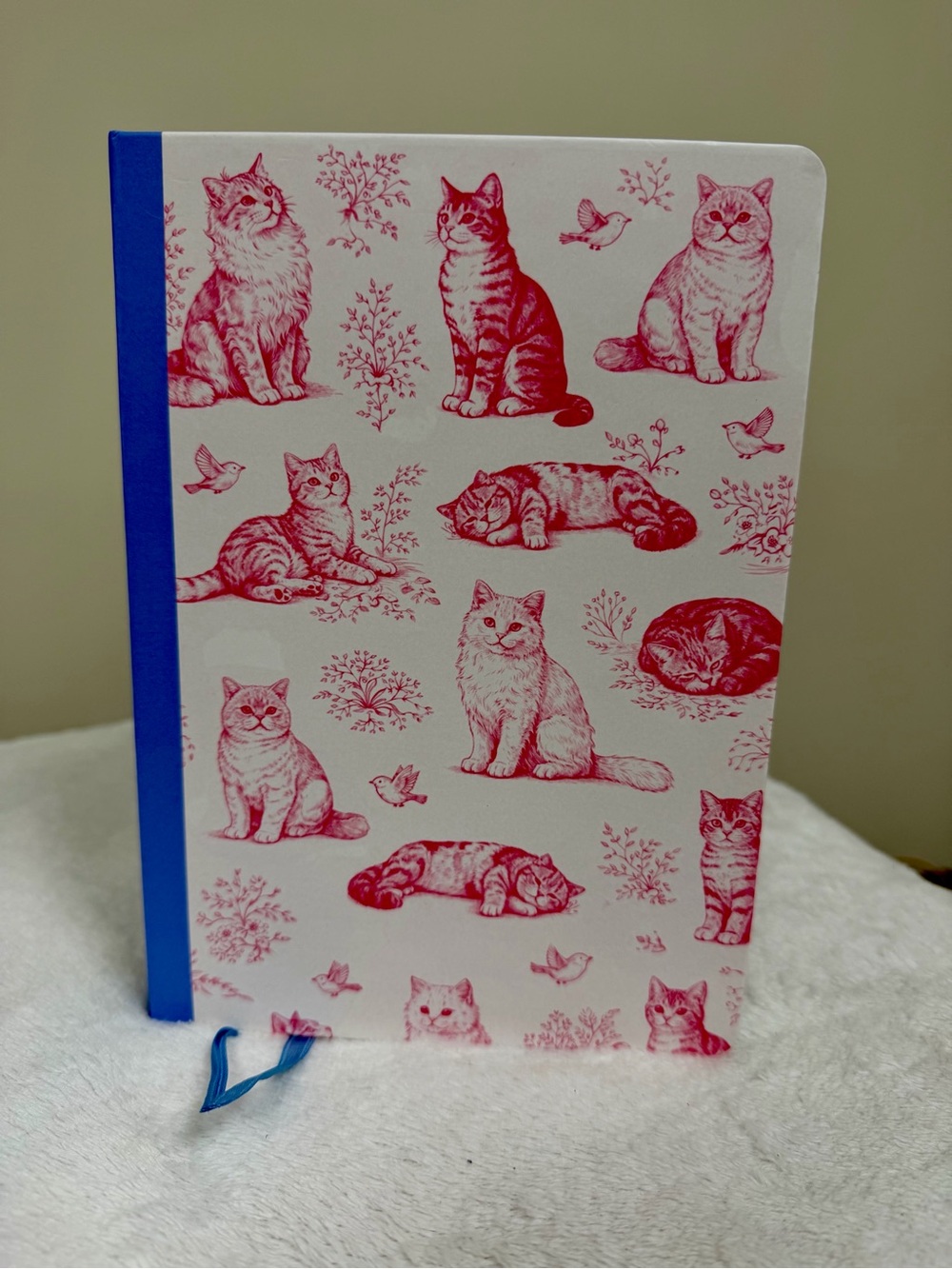 Cat Pattern Lined Journal